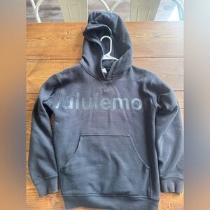 lululemon logo black hoodie sweater